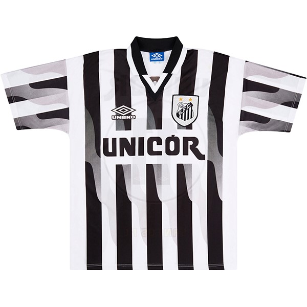 Authentic Camiseta Santos 1ª Retro 1998 Blanco